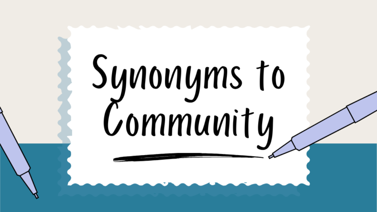 Synonyms to Community